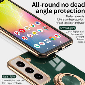 Samsung Case Magnetic Car Ring Anti-fall Protective Cover