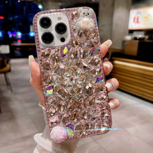 Load image into Gallery viewer, iPhone Case Handmade Diy Bling Glitter Full Diamond Cover