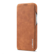 Load image into Gallery viewer, Apple iPhone Case Magnetic Flip Window With Bracket Function Leather Cover