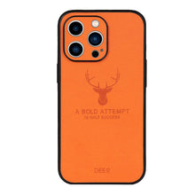 Load image into Gallery viewer, Leather Deer Pattern Case for Apple iPhone Cover