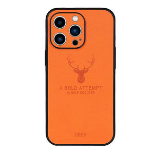 Leather Deer Pattern Case for Apple iPhone Cover