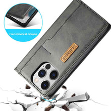 Load image into Gallery viewer, Business Leather Apple iPhone Case Flip Window Cover