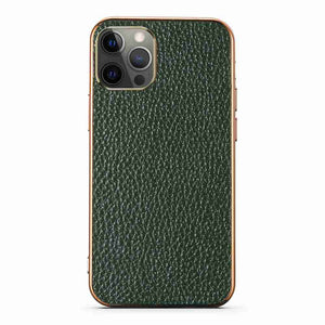 Apple iPhone Case Litchi Pattern Leather Cover