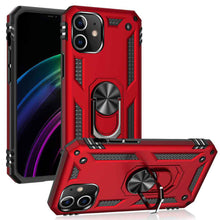 Load image into Gallery viewer, Military Grade With Magnetic Finger Holder Case for Apple iPhone