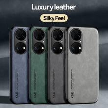 Load image into Gallery viewer, Huawei Case Built-In Magnetic Leather Protective Cover - yhsmall