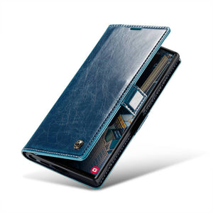 Samsung Case Flip Fold Card Slot Leather Protective Cover