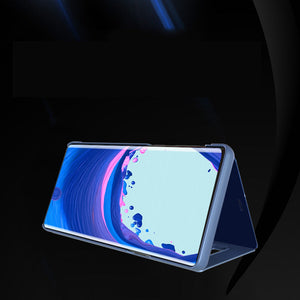 Flip Window Case Mirror iPhone Case, Stand Holder