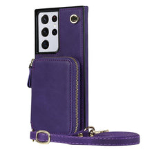 Load image into Gallery viewer, Samsung Galaxy Mobile Phone Storage Leather Wallet Card Slot Case Cover