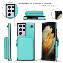 Load image into Gallery viewer, Samsung Galaxy Mobile Phone Storage Leather Wallet Card Slot Case Cover