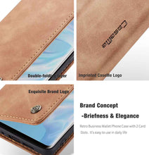 Load image into Gallery viewer, Huawei Case Flip Window Leather Card Slot Protective Cover