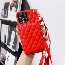 Load image into Gallery viewer, Wallet Bag iPhone Case, Red