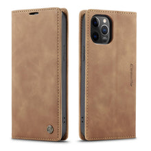 Load image into Gallery viewer, 013 Caseme iPhone Leather Case, Light Brown