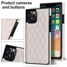 Load image into Gallery viewer, Metal Chain Leather iPhone Case, Different Side Show