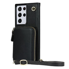 Load image into Gallery viewer, Samsung Galaxy Mobile Phone Storage Leather Wallet Card Slot Case Cover