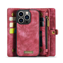 Load image into Gallery viewer, iPhone Wallet Cases Multi-function Cover