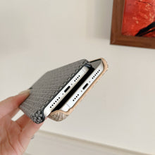 Load image into Gallery viewer, Weave Pattern iPhone Case, Bottom View