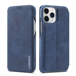 Apple iPhone Case Magnetic Flip Window With Bracket Function Leather Cover