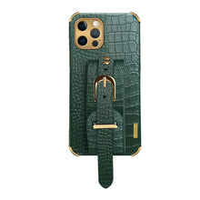 Load image into Gallery viewer, Wristband Crocodile Pattern, Green