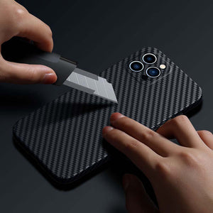 Apple iPhone Case Carbon Fiber Full Protection Hard Cover