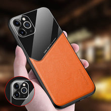 Load image into Gallery viewer, Apple iPhone Case Built-in Magnetic Cover, In hand View