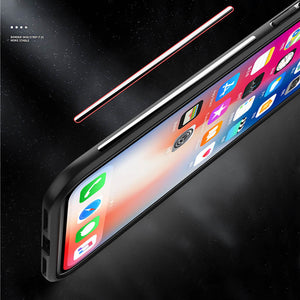 HD Acrylic Finger Ring Holder iPhone Case, Side View