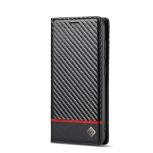 Load image into Gallery viewer, Samsung Carbon Fiber Flip Window Case Cover - yhsmall