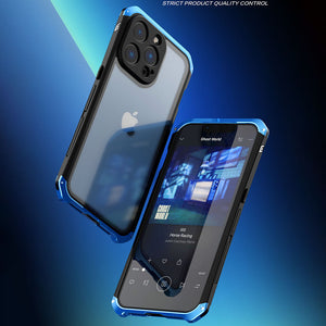 iPhone Metal Glass Case Cover - yhsmall
