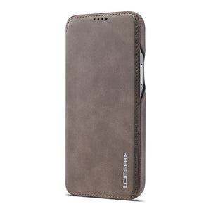 Apple iPhone Case Magnetic Flip Window With Bracket Function Leather Cover