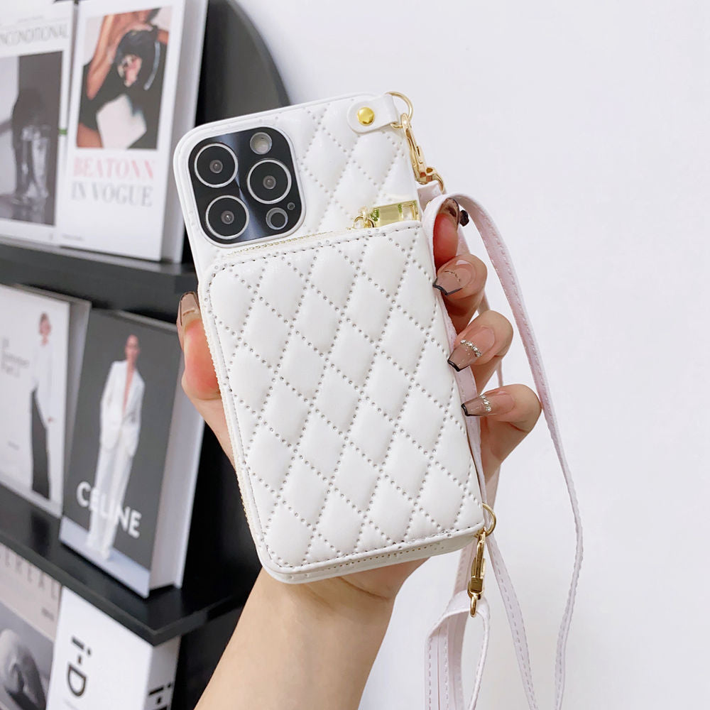 Wallet Bag iPhone Case, White