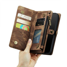 Load image into Gallery viewer, iPhone Wallet Cases Multi-function Cover