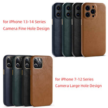 Load image into Gallery viewer, Apple iPhone Case Lambskin Leather Protective Cover