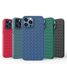 Load image into Gallery viewer, iPhone Case Woven Pattern Cooling Soft TPU Case Cover