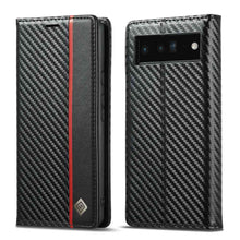 Load image into Gallery viewer, Google Pixel Carbon Fiber Flip Window Case Cover - yhsmall