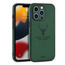 Load image into Gallery viewer, Leather Deer Pattern Case for Apple iPhone Cover